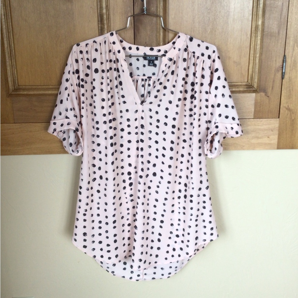 Anna size S women’s print blouse